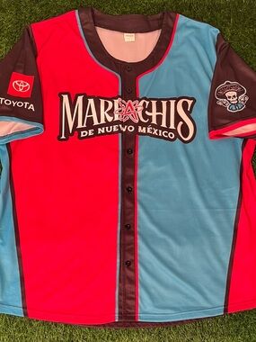 Mariachis de Nuevo México Albuquerque Isotopes 2024 Baseball Jersey SGA Size XL